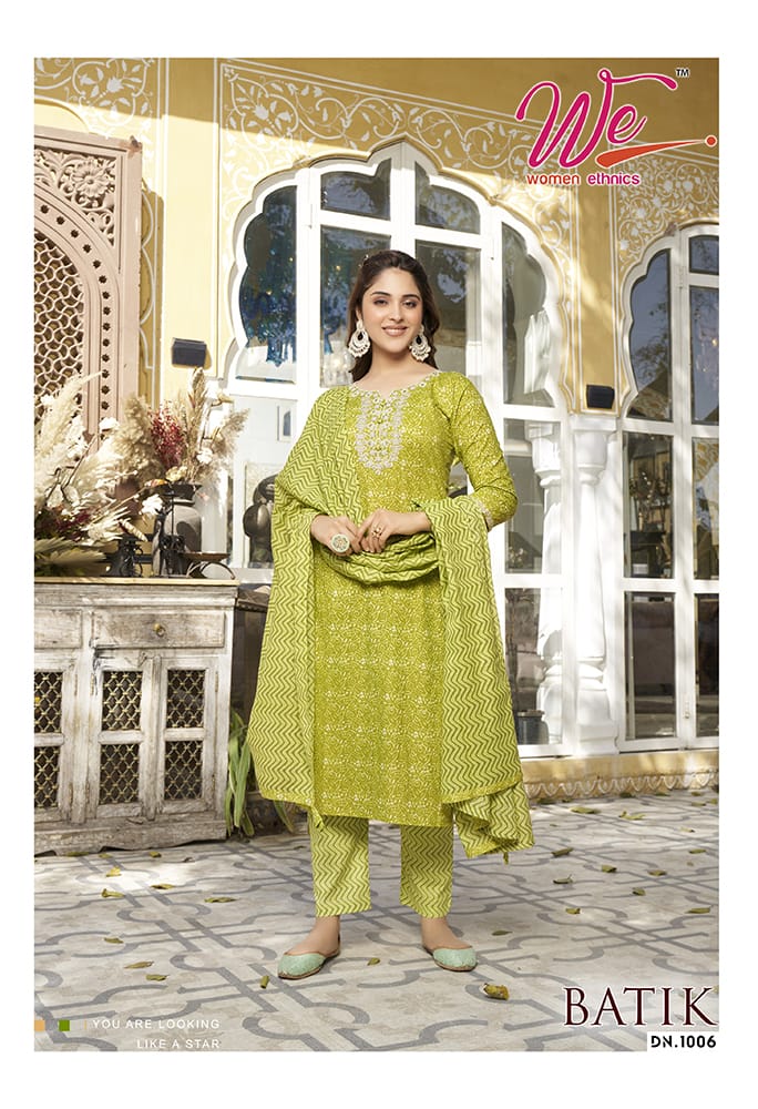 Batk By We 1001-1006 Readymade Salwar Suits Catalog